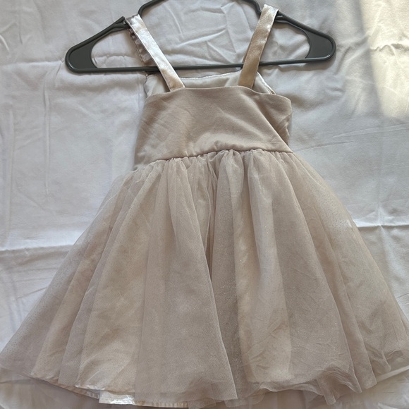 Cat & Jack Silver and Cream Formal Dress - Picture 2 of 3